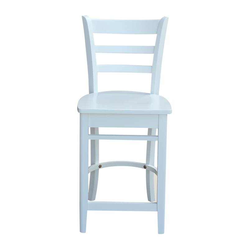 42 In Round Top Drop Leaf Table with 2 Counter Height Stools
