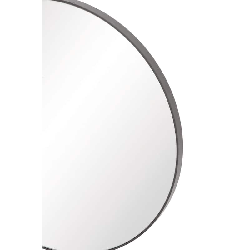 Black, White or Gold Wood Wall Mirror with Thin Frame