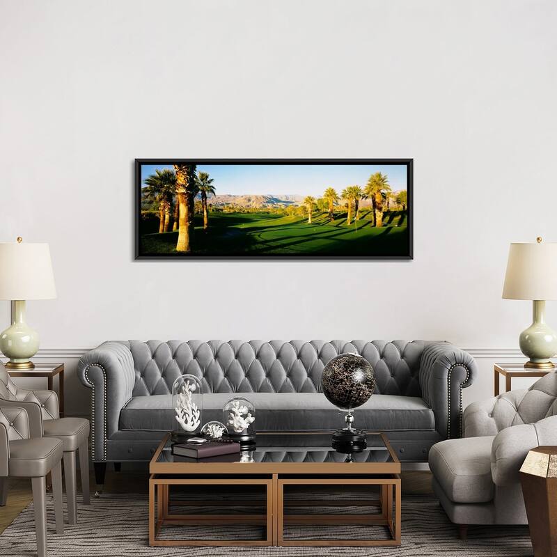 iCanvas "Palm Course, Desert Springs Golf Club, JW Marriott Desert Springs Resort & Spa" by Panoramic Images Framed Canvas Print