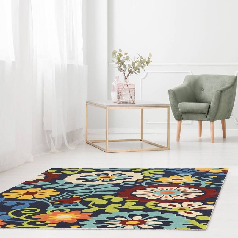 Hand Tufted TRIO iFrond Polyester Rug