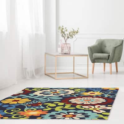 Hand Tufted TRIO iFrond Polyester Rug