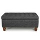 preview thumbnail 15 of 18, Home Life Storage Ottoman Bench