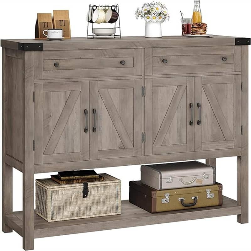 Buffet Cabinet - 14.96"D x 47.24"W x 38.58"H