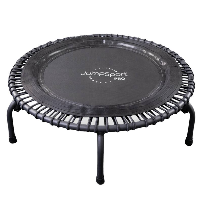 JumpSport 570 PRO Indoor Durable Lightweight 44-Inch Fitness Trampoline, Black