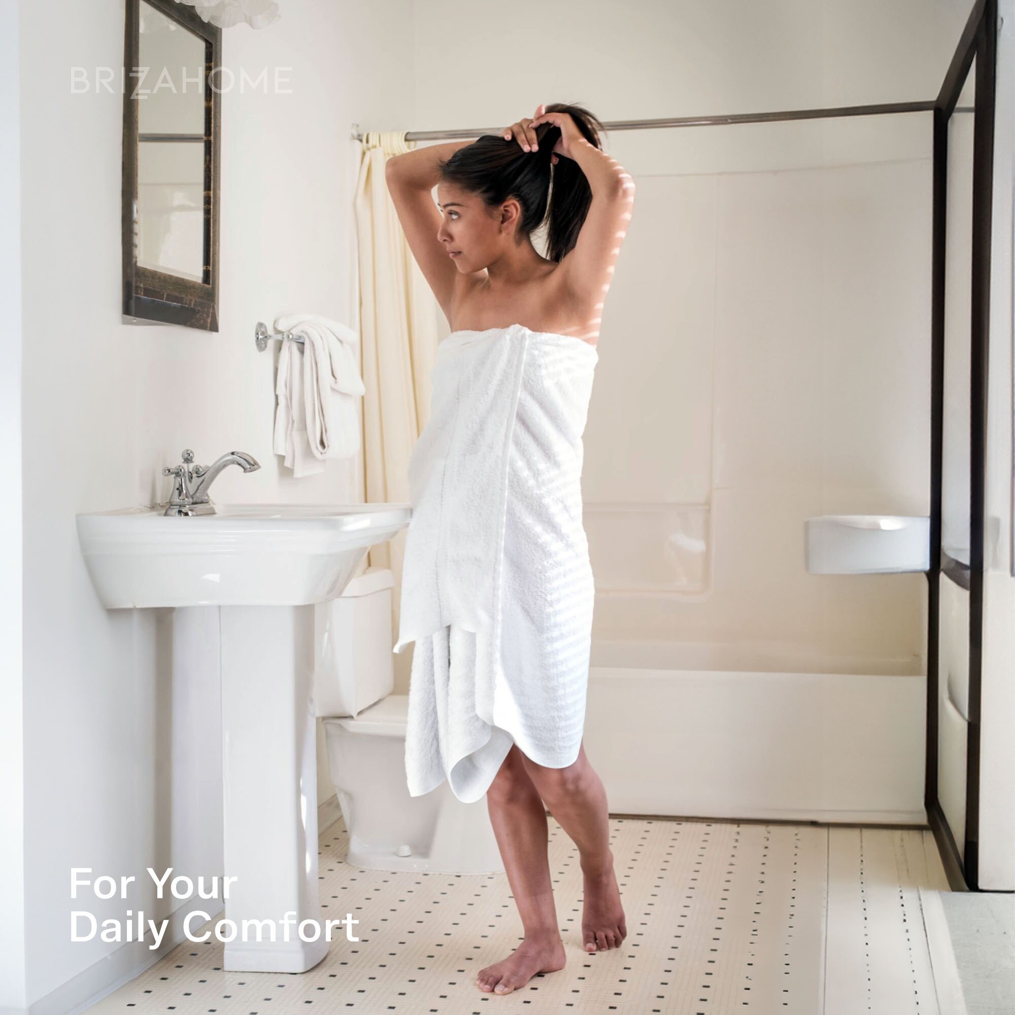 Brizza Flume Home Collection Pcs Cotton Towel Set Washclothes