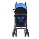 preview thumbnail 15 of 69, Carbon Steel Lightweight Stroller with Canopy, Recline and Foldable Frame - 30.71” L x 19.69” W x 40.94” H