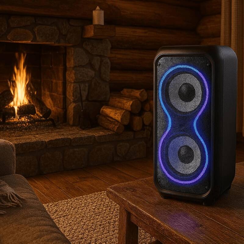 IQ Sound 2x4-Inch High Efficiency Bluetooth Speaker System