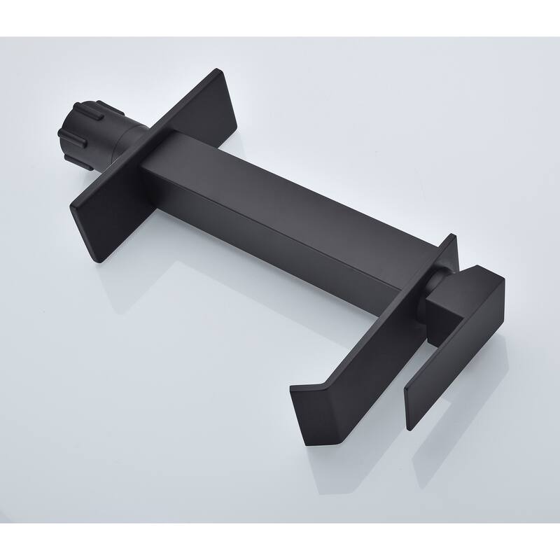 Modern Single Handle Sink Vanity Bathroom Faucet with Waterfall Spout, Anti Corrosion, Anti Rust, Easy Clean