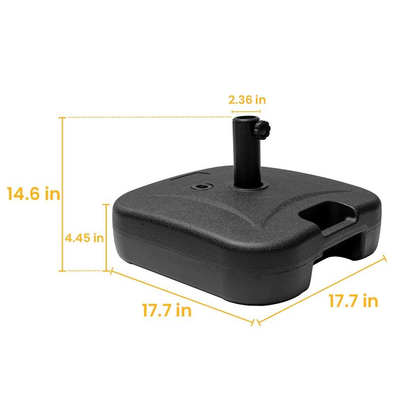 Pellebant Heavy Duty Fillable Patio Market Umbrella Base