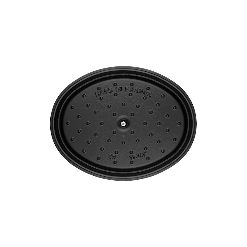 STAUB Cast Iron 1-qt Oval Cocotte