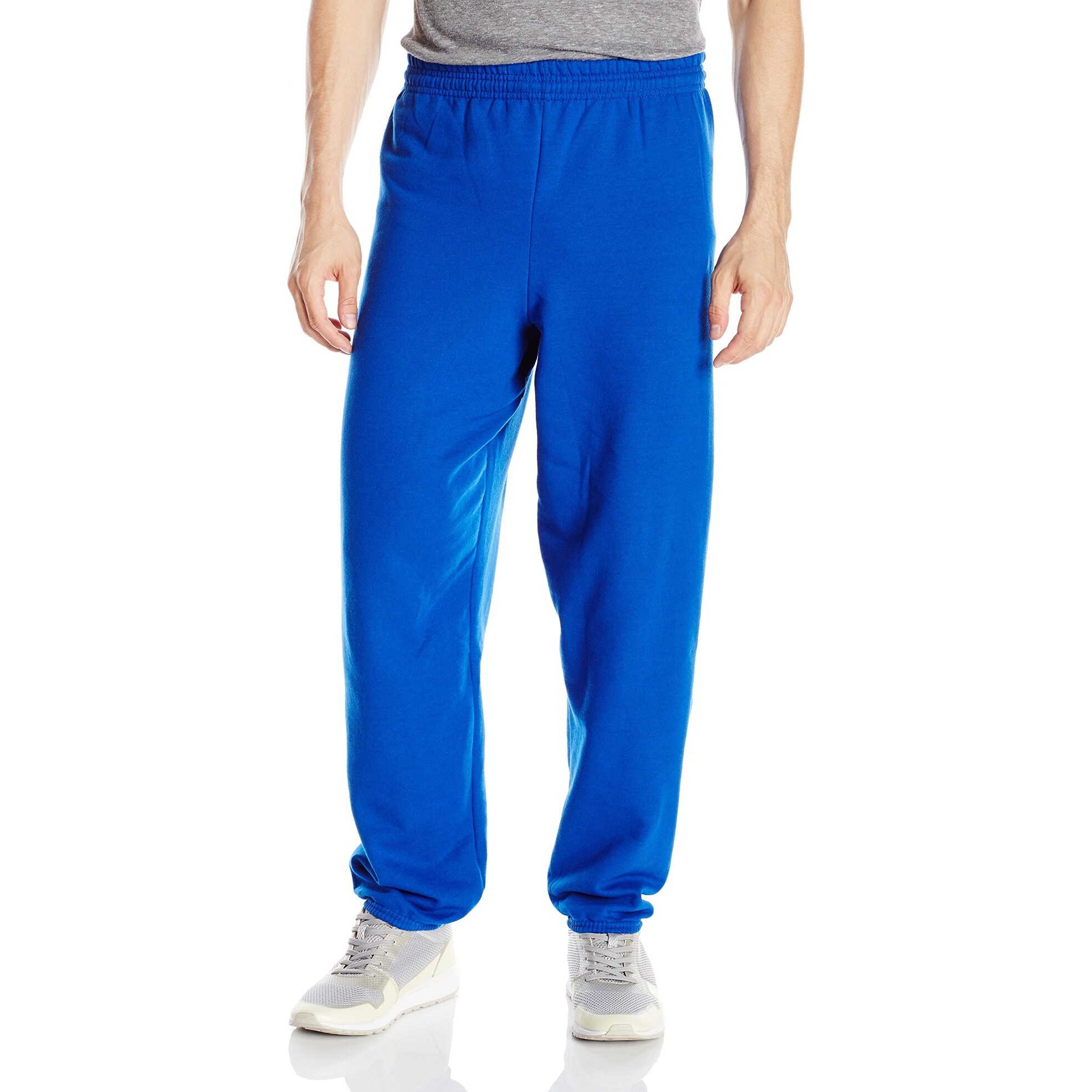 Shop Hanes Royal Blue Mens Size 2xl Casual Stretch Fleece Sweat