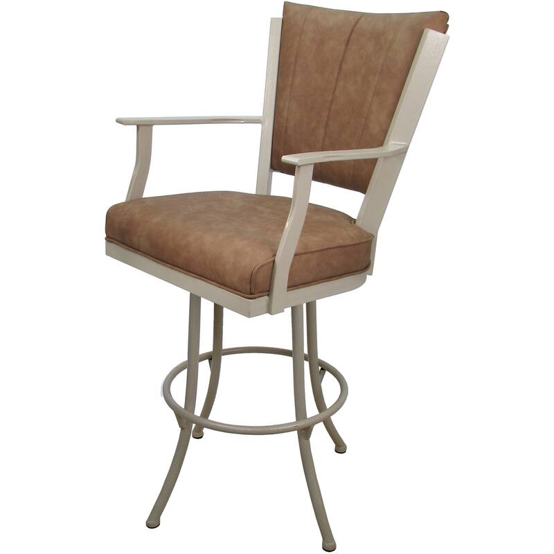 Swivel Extra Tall 34" (35") Metal Bar Stool Montana on Noam Base - 34" Seat
