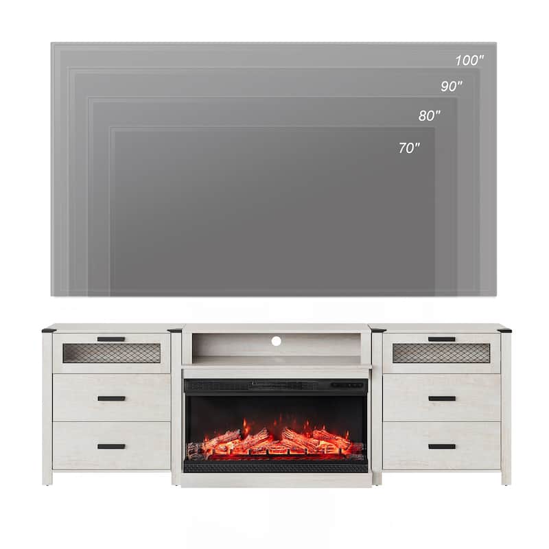 Fireplace TV Stand for Living Room