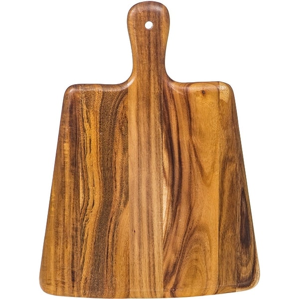 slide 1 of 1, Palais Dinnerware Acacia Cutting Board - Wooden Butcher Block (12" X 9" Paddle Board)