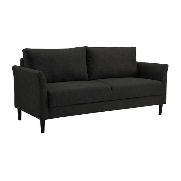 Living Room Sofa Mid Century 3 Seater Sofa Chair with Flared Arms