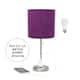 Option Brushed Steel/Purple Shade