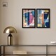 preview thumbnail 3 of 41, Abstract Mask Series Living Room Set Shadowbox Print by Art Remedy