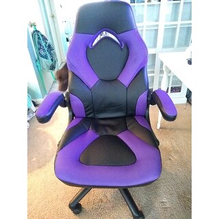 Ofm Essentials Collection Racing Style Bonded Leather Gaming Chair Ess 3085 Overstock 25640082