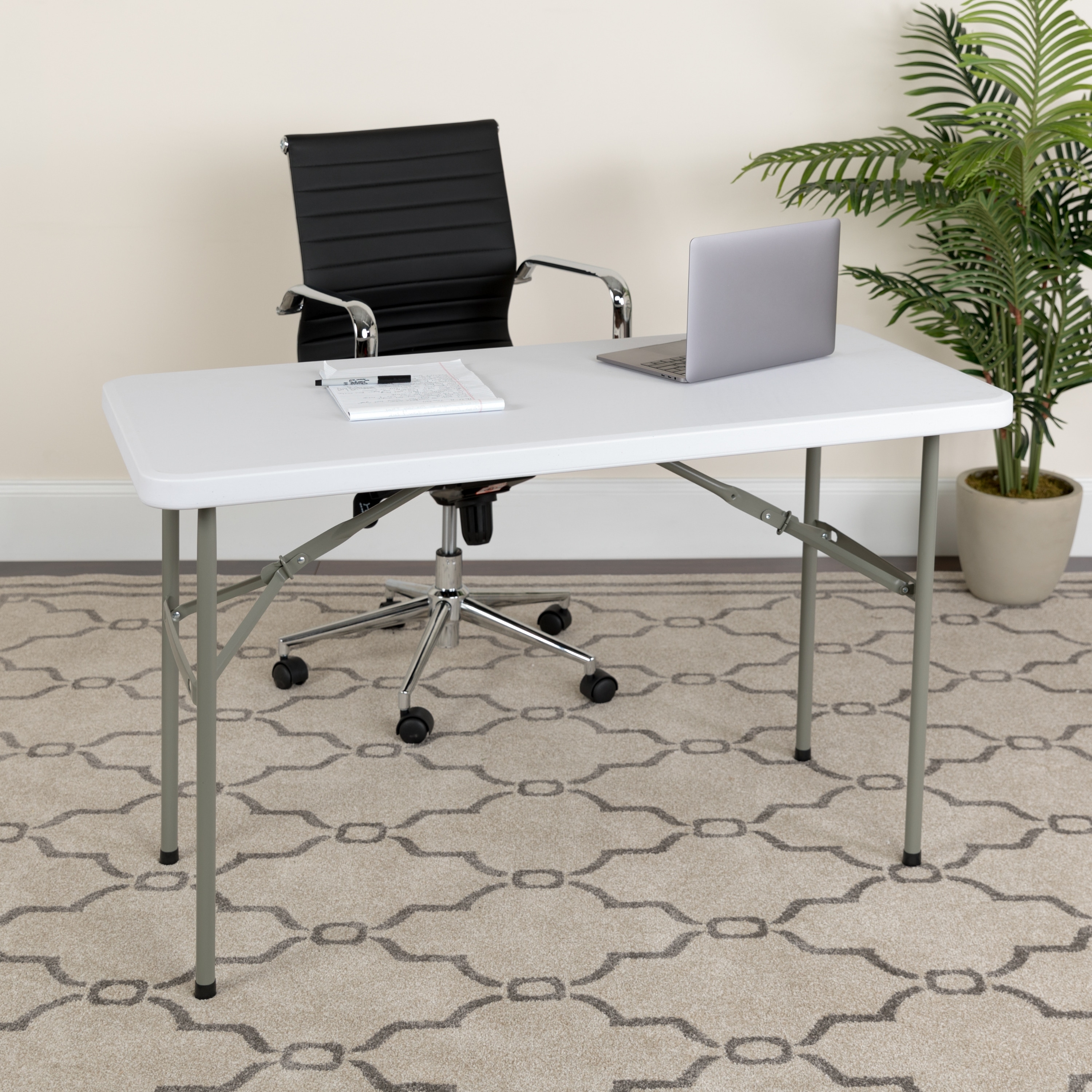 4-Foot Plastic Folding Table - Banquet / Event Folding Table