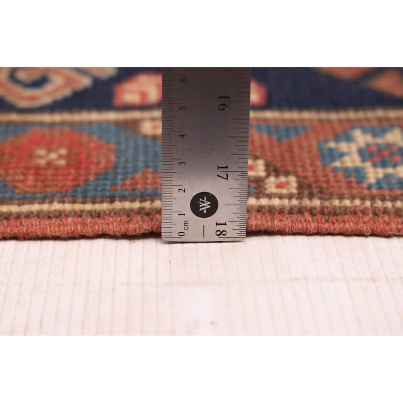 ECARPETGALLERY Hand-knotted Oushak Red Wool Rug - 4'1 x 6'7