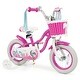 preview thumbnail 1 of 8, Gymax 12'' Kids Bike w/Training Wheels Hand Coaster Brakes Adjustable - Rose Red Rose Red - Kids
