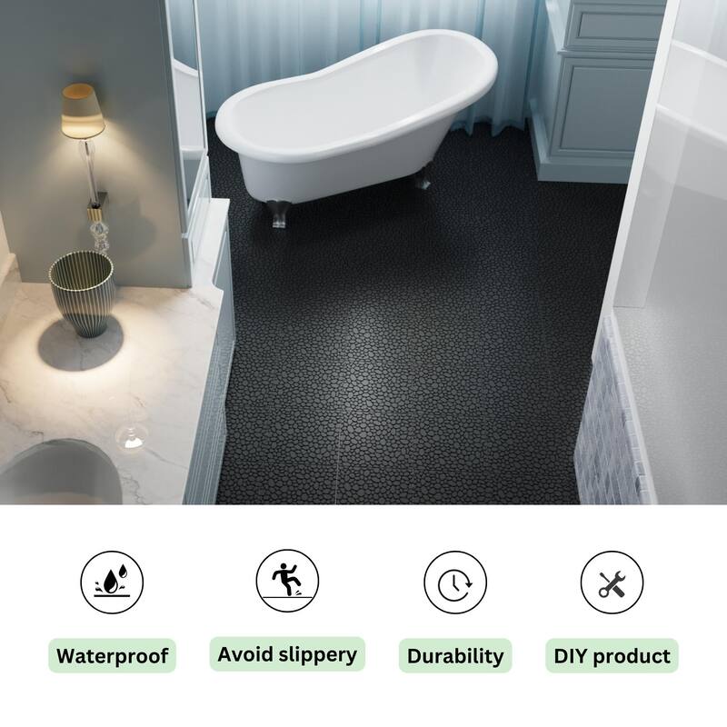 12 x 12 Inch Interlocking Deck Tiles Plastic Waterproof Outdoor All Weather Anti-slip, Weight Capacity Upto 440 LBS, Pack of 60