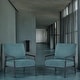 preview thumbnail 7 of 49, Artdeco Home Parker Accent Chair Corduroy Green Set of 2