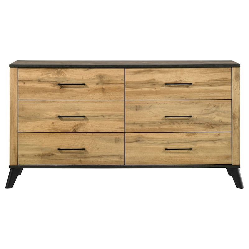 Fraser Natural Pine 6-drawer Dresser Cabinet