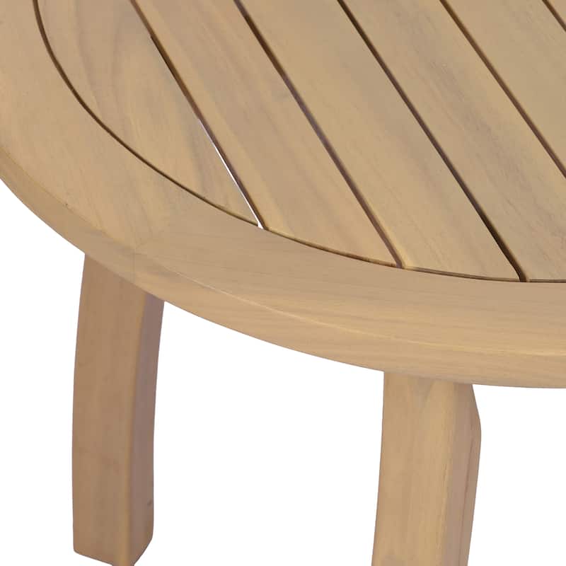 Christopher Knight Home - Cascade 70" Outdoor Acacia Wood Oval Dining Table, for 4-6 Person Seating