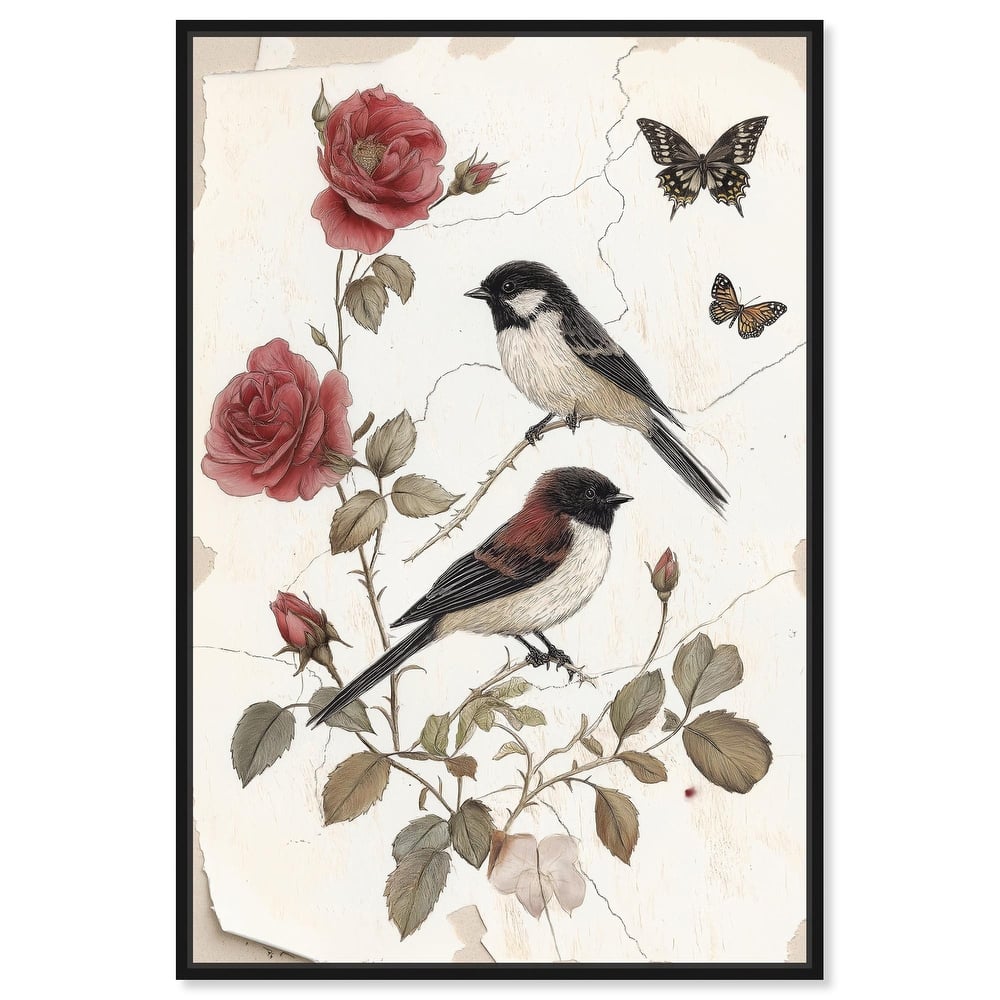 Birdsong and Bloom Canvas by Art Remedy
