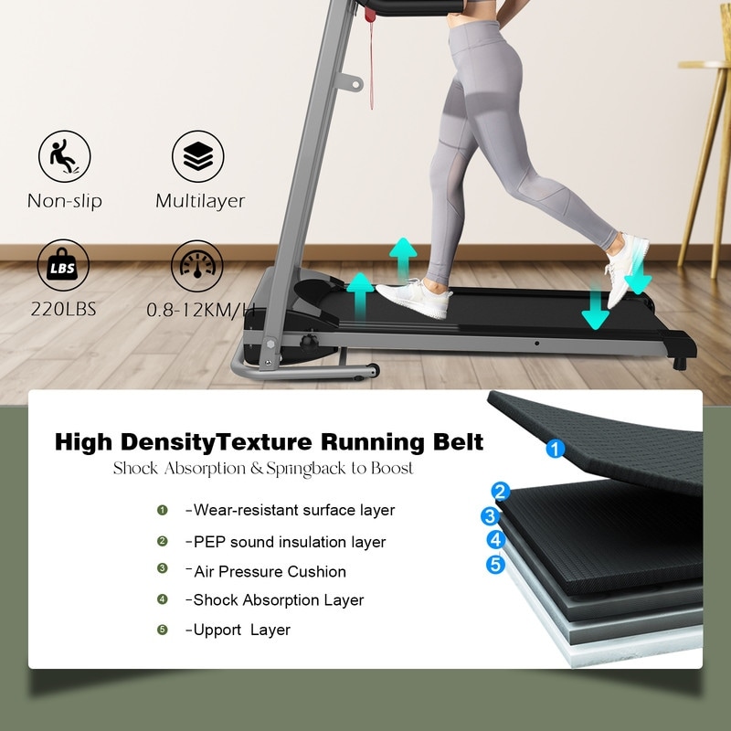 Folding Treadmill and Small Apartment Electric Motorized Running Machine and Gym Home Easily Install Bed Bath Beyond 38245088