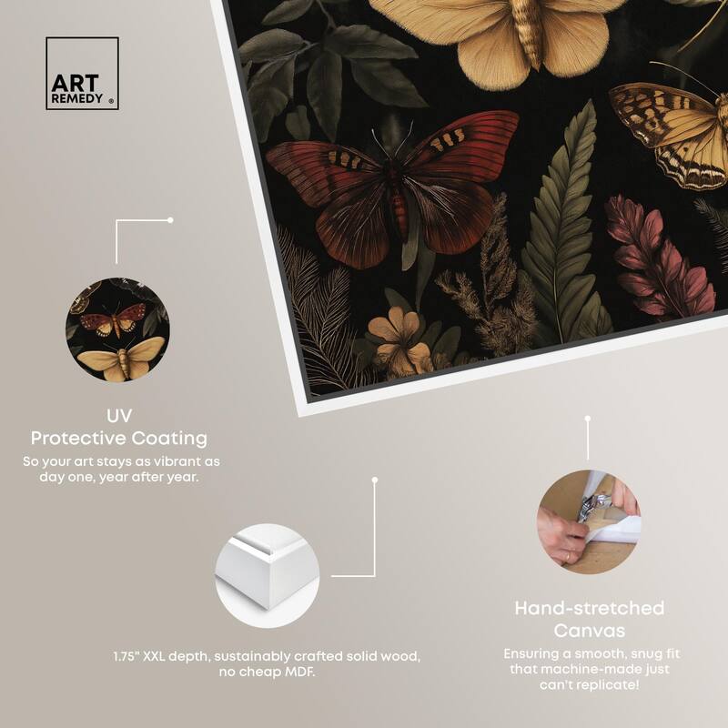 Winged Visitors III Canvas by Art Remedy