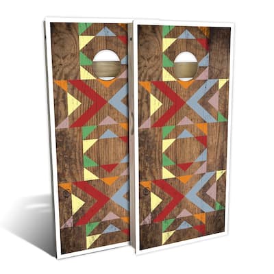 Country Living Autumn Layout Outdoor Cornhole Board Set