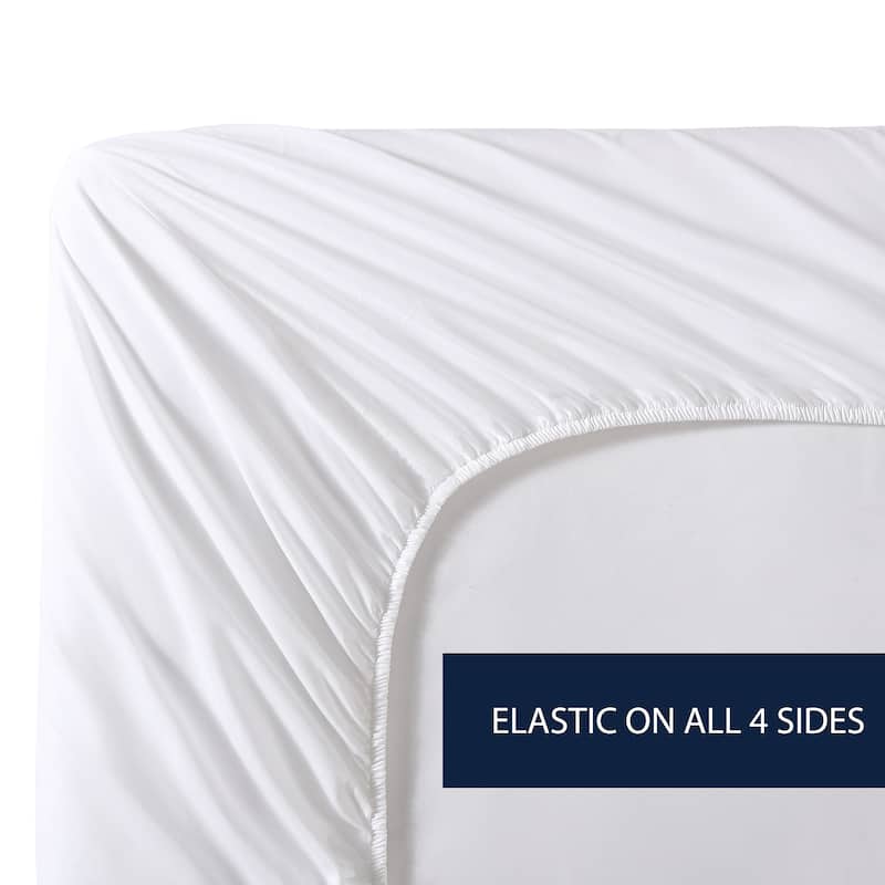 Nautica Percale Cotton Fully Elastic Fitted Sheet