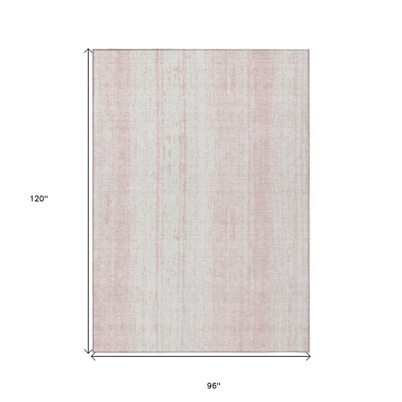 HomeRoots Striped Transitional Rectangle Outdoor Rug