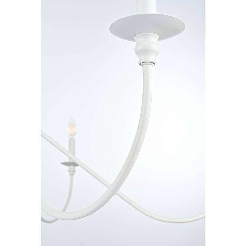 Elegant Lighting LD5056D54 Rohan 6 Light 54" Wide Taper Candle Style
