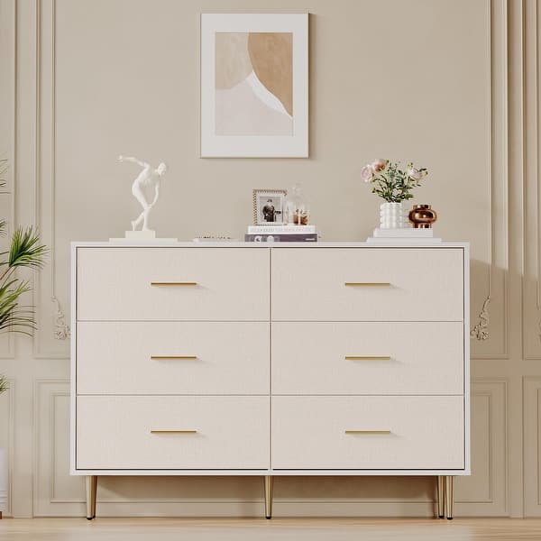 dresser with gold legs Manhattan Comfort Jasper 55