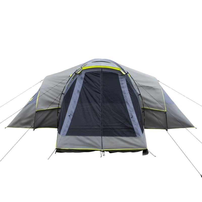 205"W x 102"D x 82"H Family 10-Person Three Rooms Camping Tent