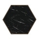 preview thumbnail 15 of 28, Christopher Knight Home Hexagonal Rustic Retro Wood Coffee Table with Marble Tops and Drawers