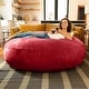 preview thumbnail 61 of 66, Jaxx Cocoon 6 Ft Giant Bean Bag Sofa and Lounger for Adults, Microsuede Cinnabar