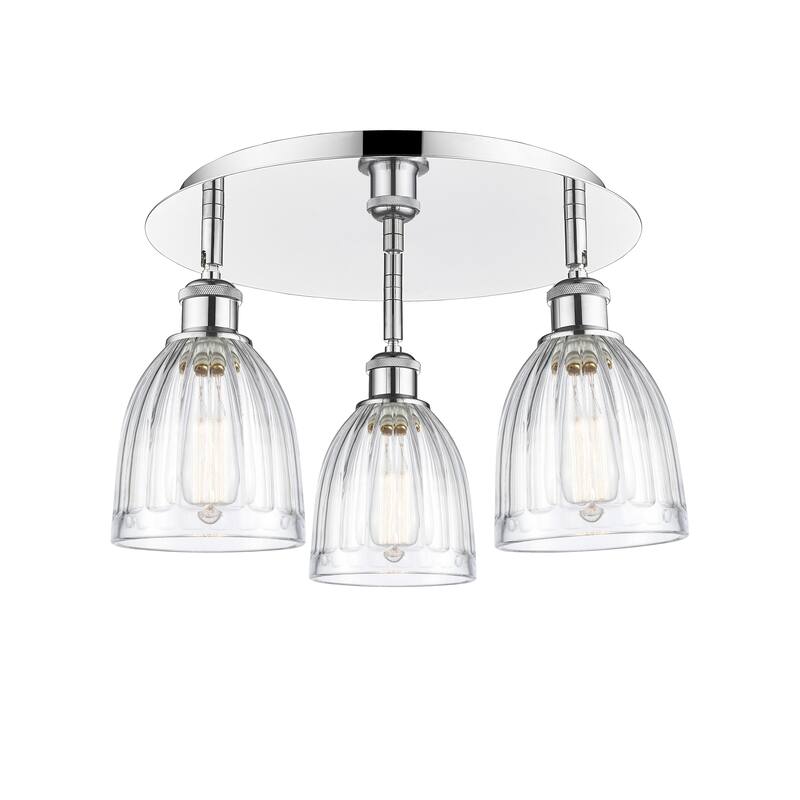 Innovations Lighting Brookfield - 3 Light 18" Flush Mount