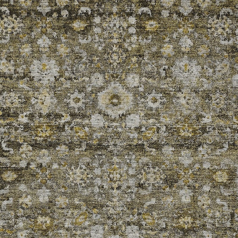 HomeRoots Oriental Traditional Rectangle Outdoor Rug