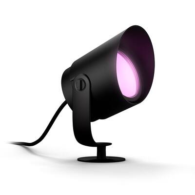 Philips Lily XL Outdoor Spot Light, Black