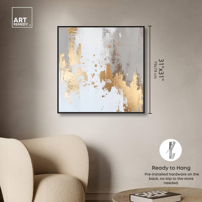 Ghostly Glimmer II Canvas by Art Remedy
