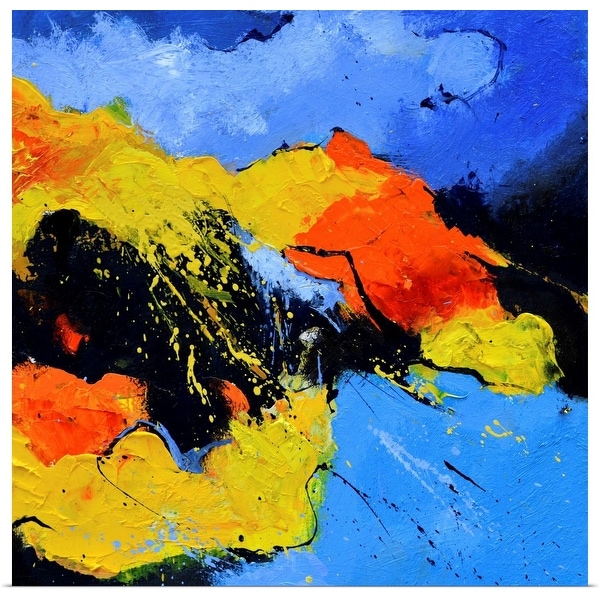 "Blue Abstract 363604" Poster Print