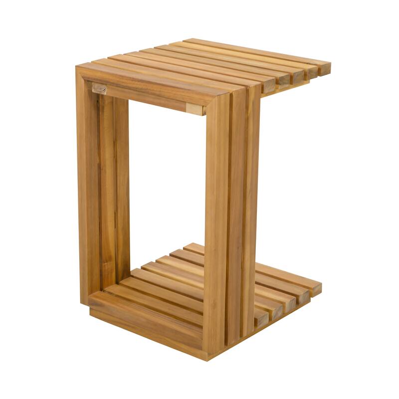 Christopher Knight Home - Solvane Outdoor Solid Wood Conversation Set with Cushions and Side Table