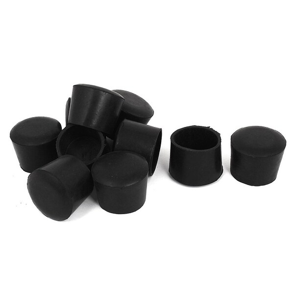 Unique Bargains 38mm Inner Dia Round Rubber Chair Table Foot Leg Cover Holder 10 Pcs