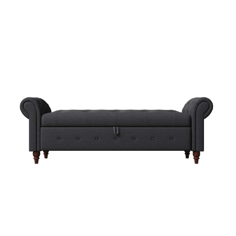 63" Upholstery Storage Bench