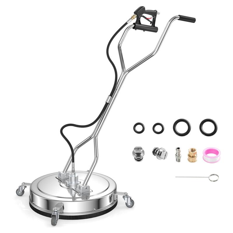 Costway 20" Pressure Washer Surface Cleaner Stainless Steel Power - See Details - See Details