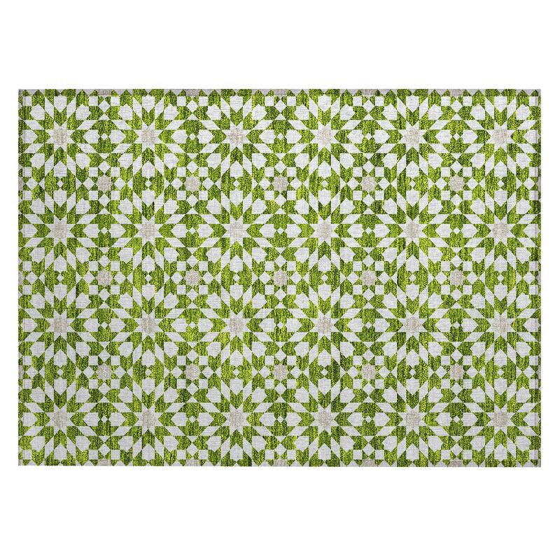 Machine Washable Indoor/ Outdoor Chantille Morrocan Boho Rug